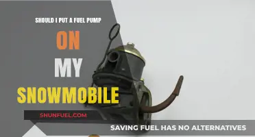 Fuel Pump Upgrade: Enhancing Snowmobile Performance and Reliability