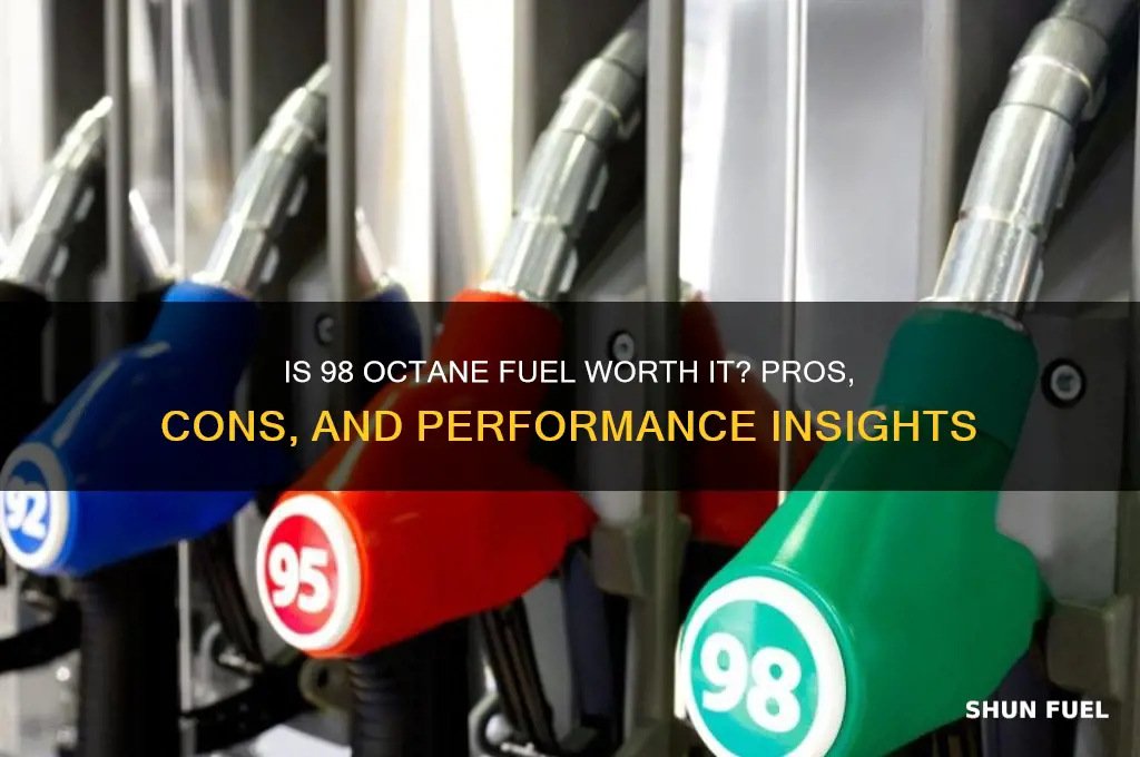should i use 98 octane fuel
