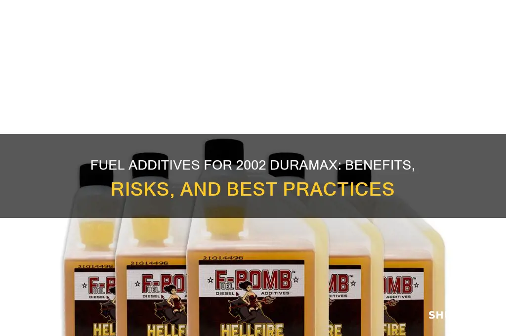 should i use a fuel additive in my 2002 duramax