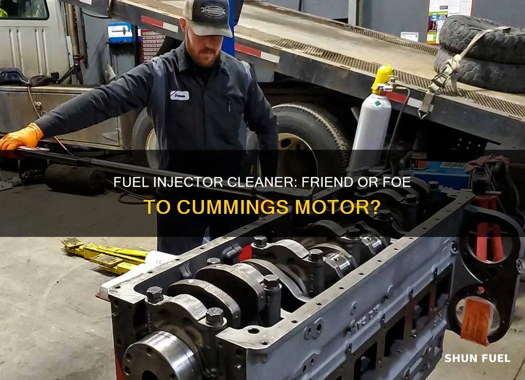 should i use fuel injector cleaner in a cummings motor