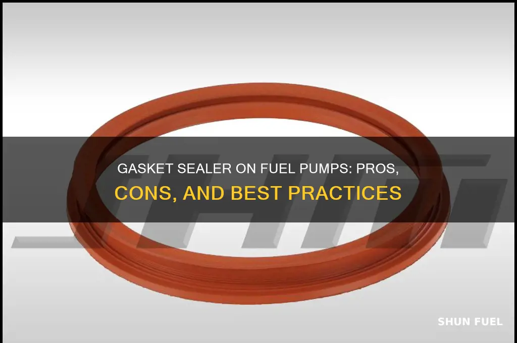 should i use gasket sealer on fuel pump