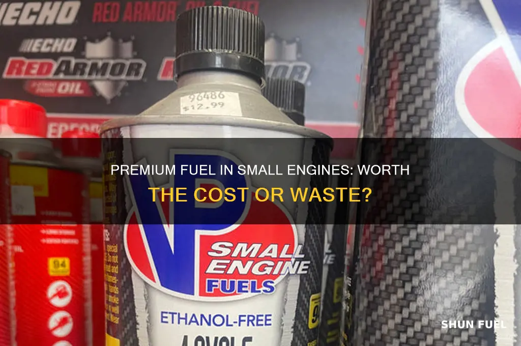 should i use premium fuel in small engines