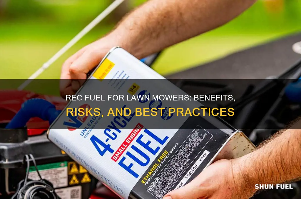 should i use rec fuel in my lawn mower
