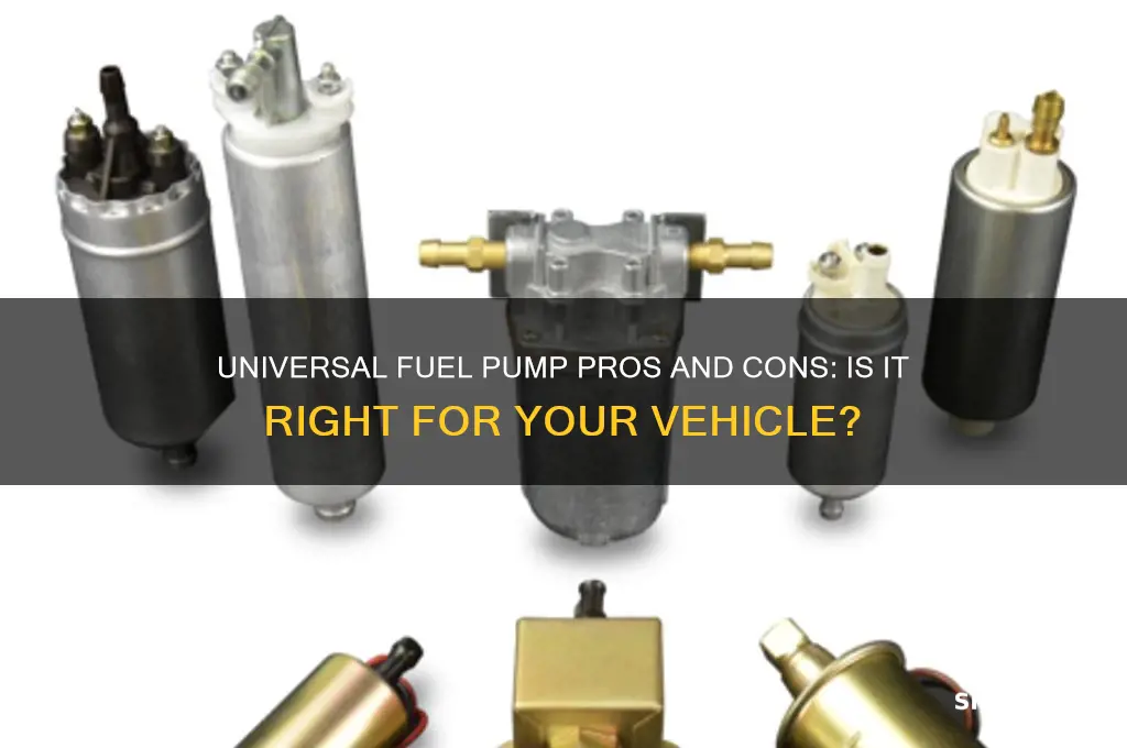 should i use universal fuel pump