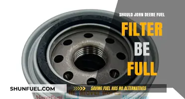 John Deere Fuel Filter: Full or Empty?
