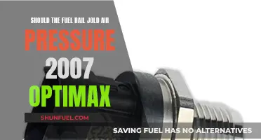 Fuel Rail Air Pressure in 2007 Optimax: What You Need to Know