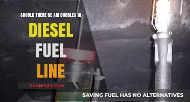 Air Bubbles in Diesel Fuel Lines: A Cause for Concern?