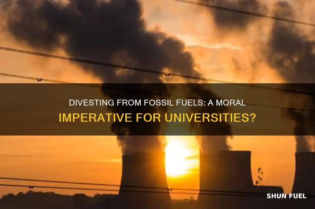 should universities divest from fossil fuels