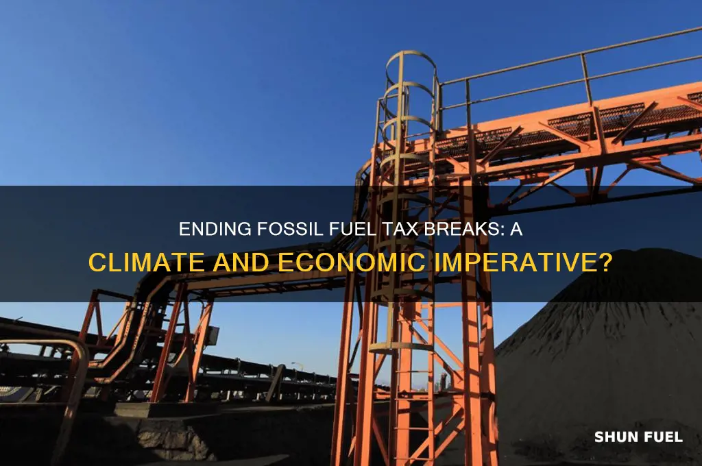 should us end tax benefits to fossil fuel companies