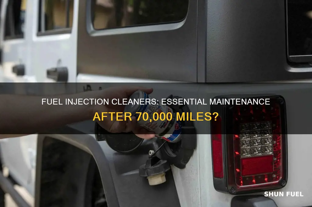 should you always use fuel injection cleaners after 70k miles