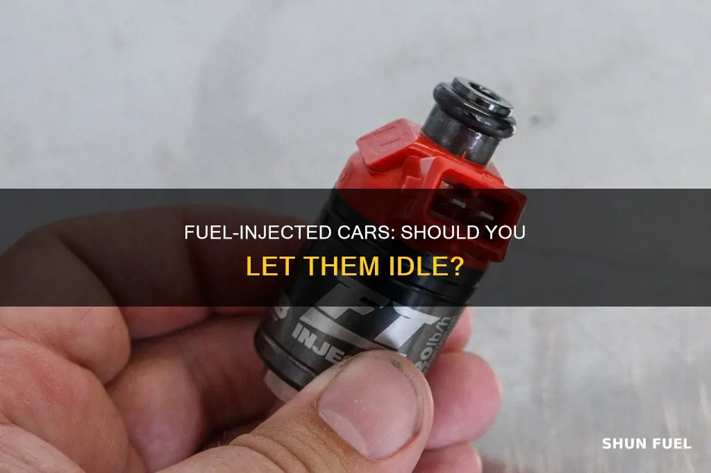should you be letting fuel injected car