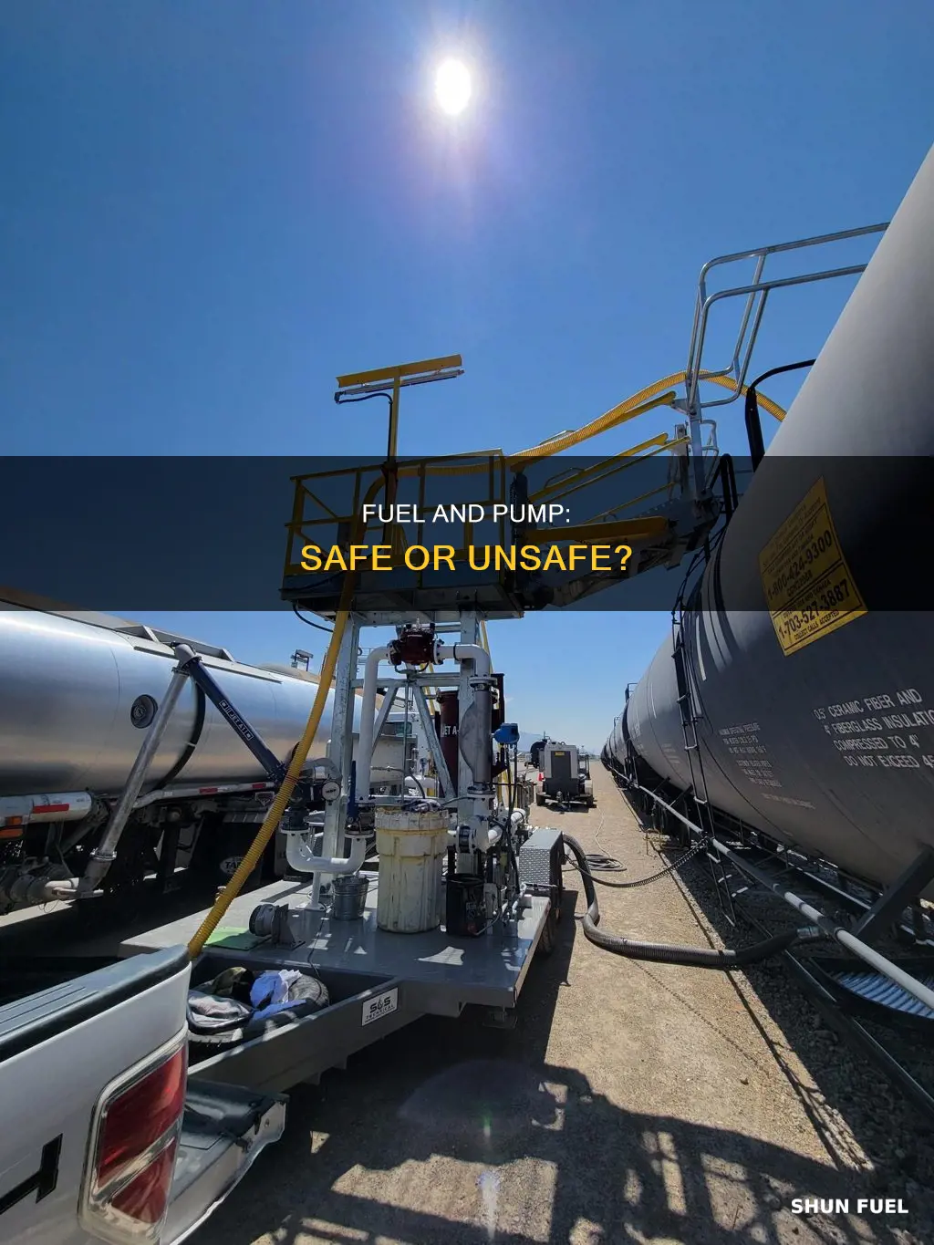 should you fuel while tanker truck is pumping