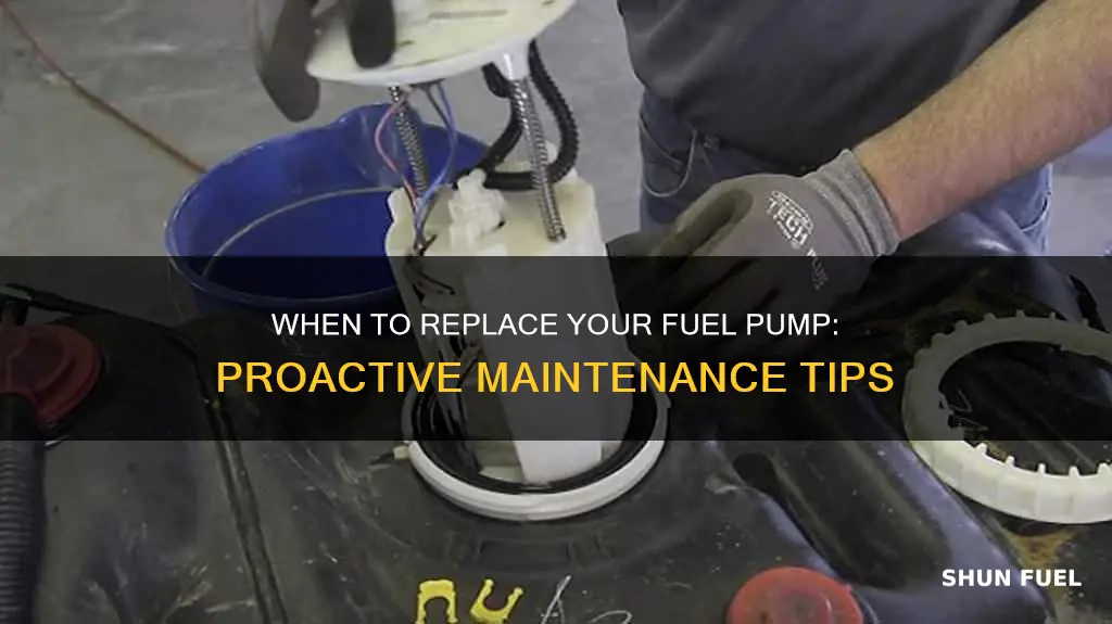 should you preemptively replace a fuel pump