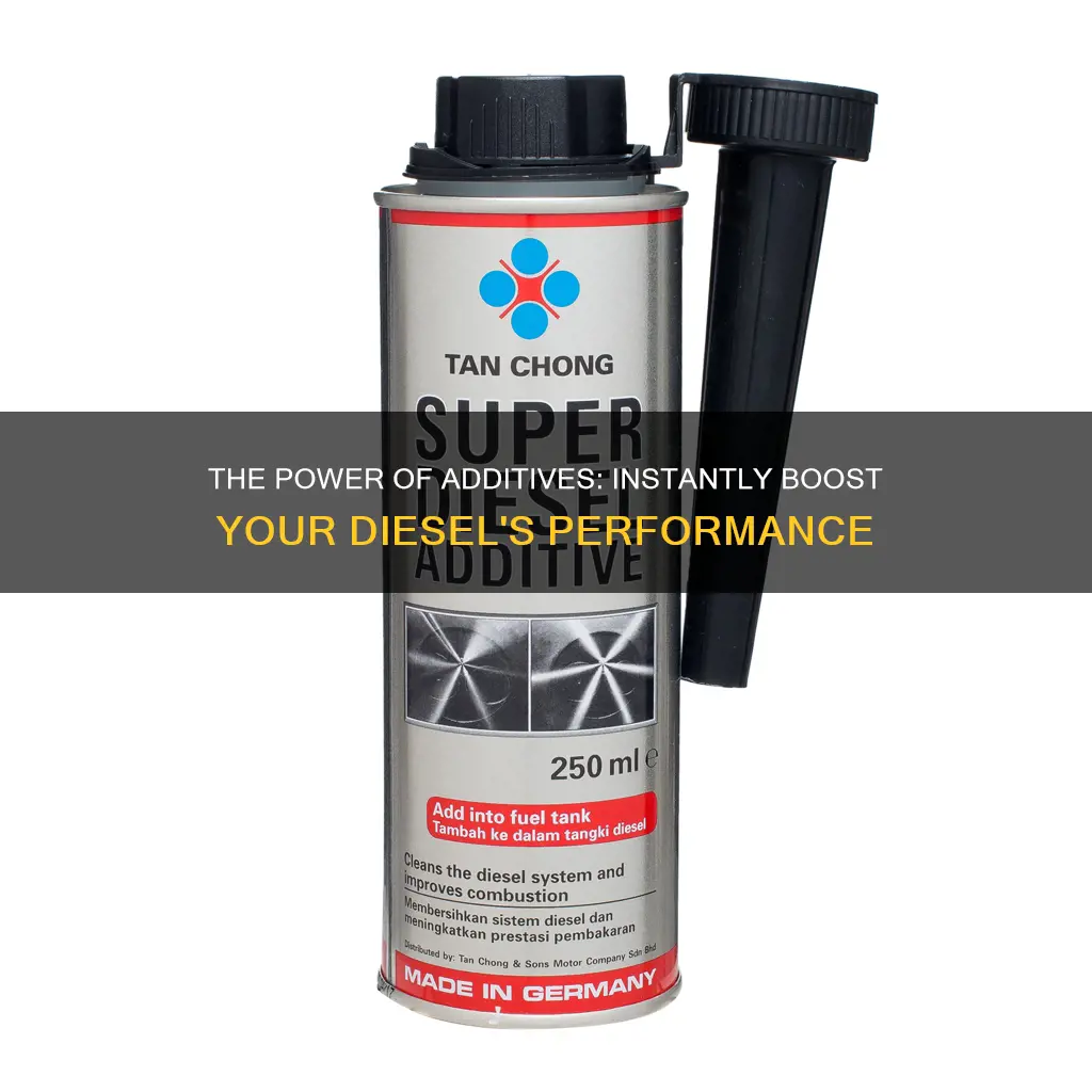 should you put fuel additive in a diesel right away