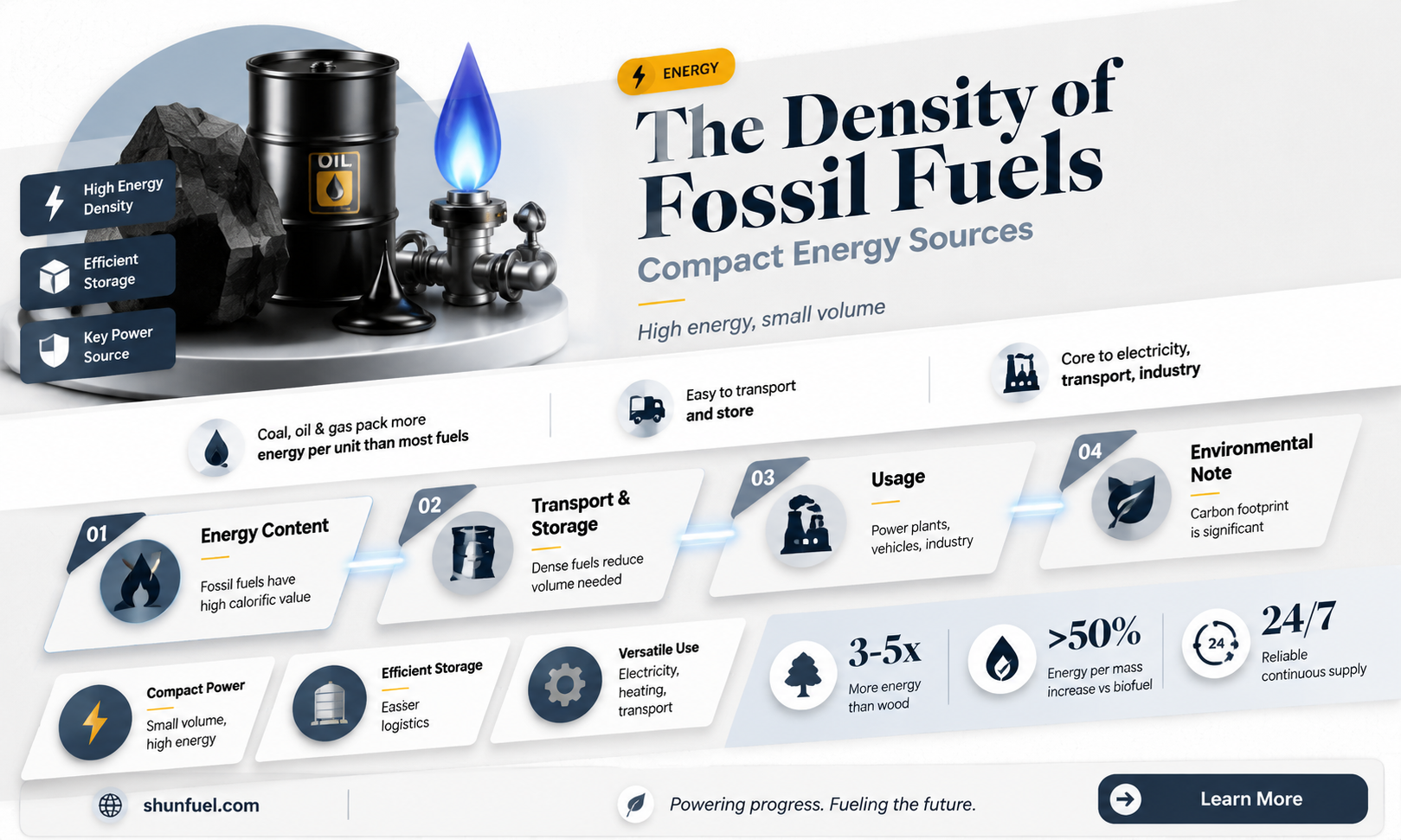 are fossil fuels compact