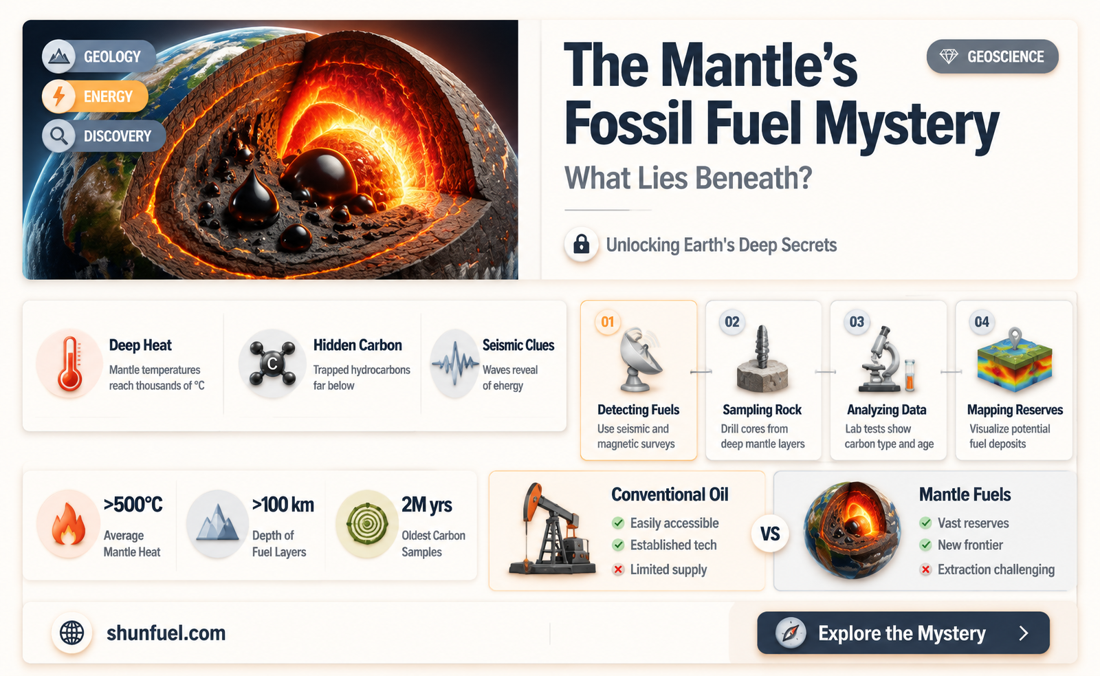 are fossil fuels in the mantle