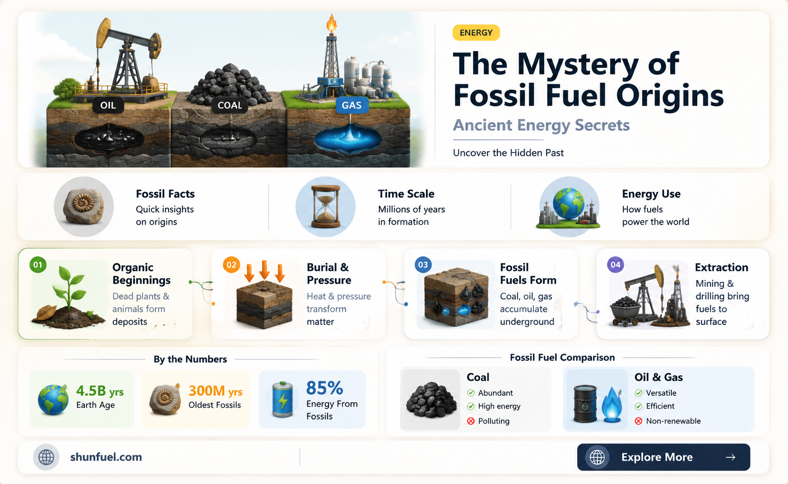 are fossil fuels still being created