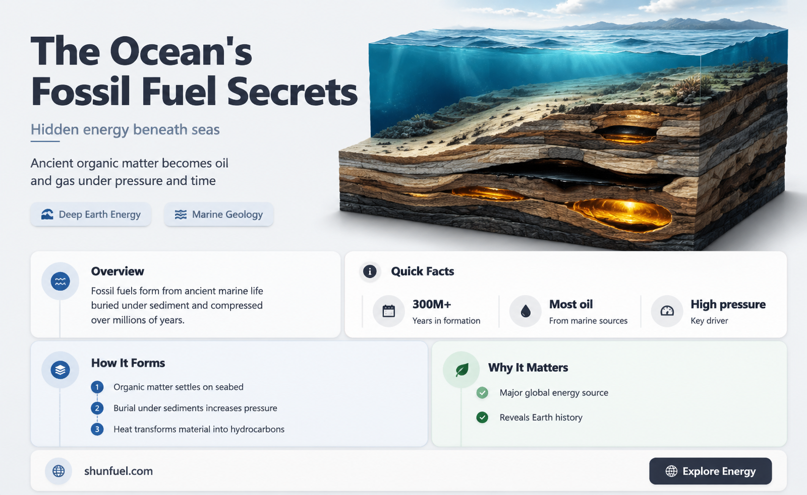 are the fossil fuel in the oceans