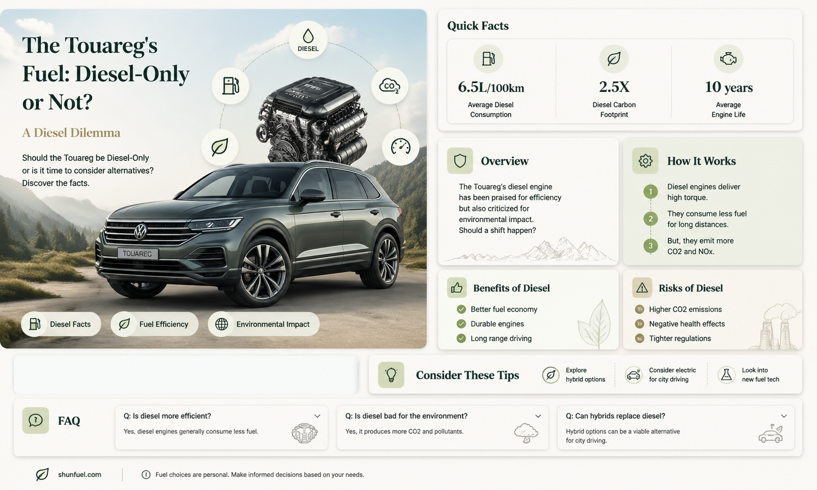 are all volkswagen touregs diesel fueled
