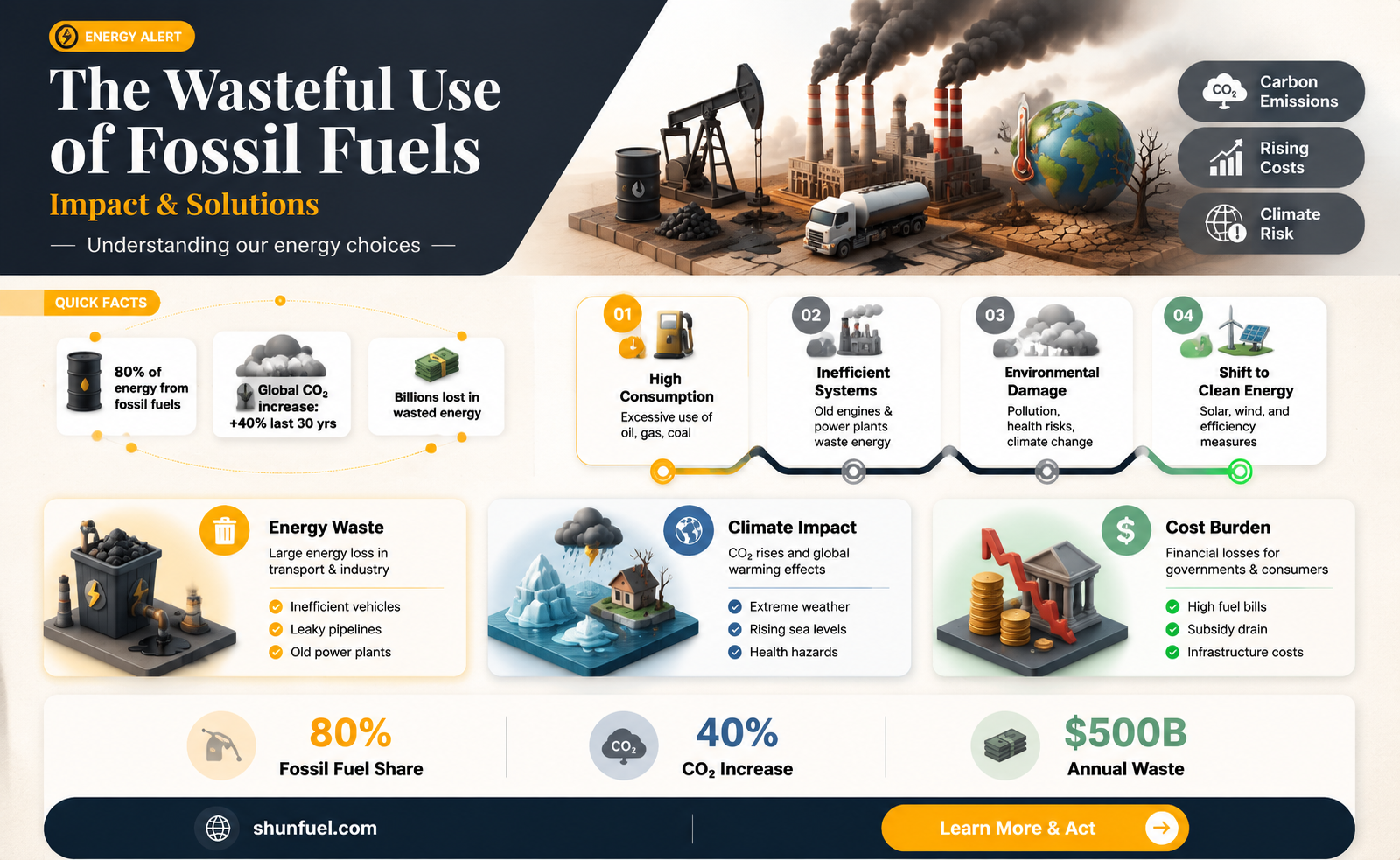 are fossil fuels being used on useless things