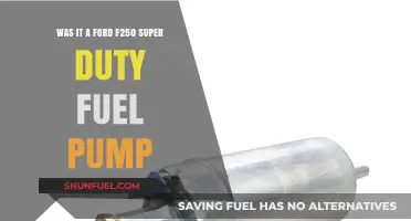 Was It a Ford F250 Super Duty Fuel Pump? Troubleshooting Tips