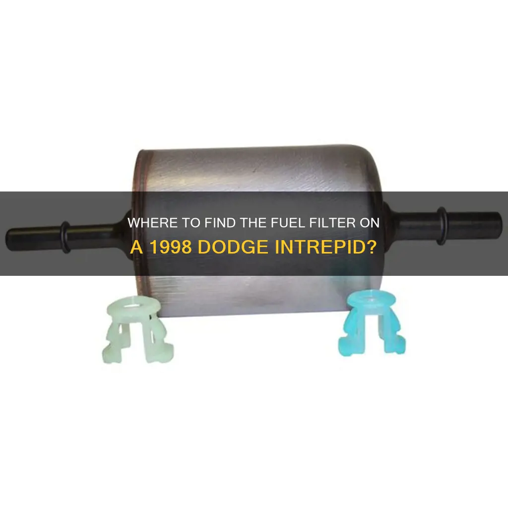were 8s the fuel filter located on 1998 dosge intrepud