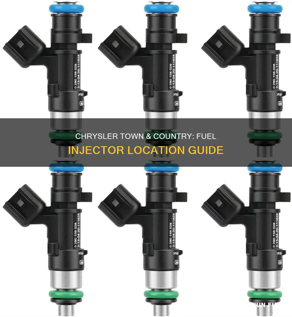 were is fuel injector located in town& country chrysler 2005