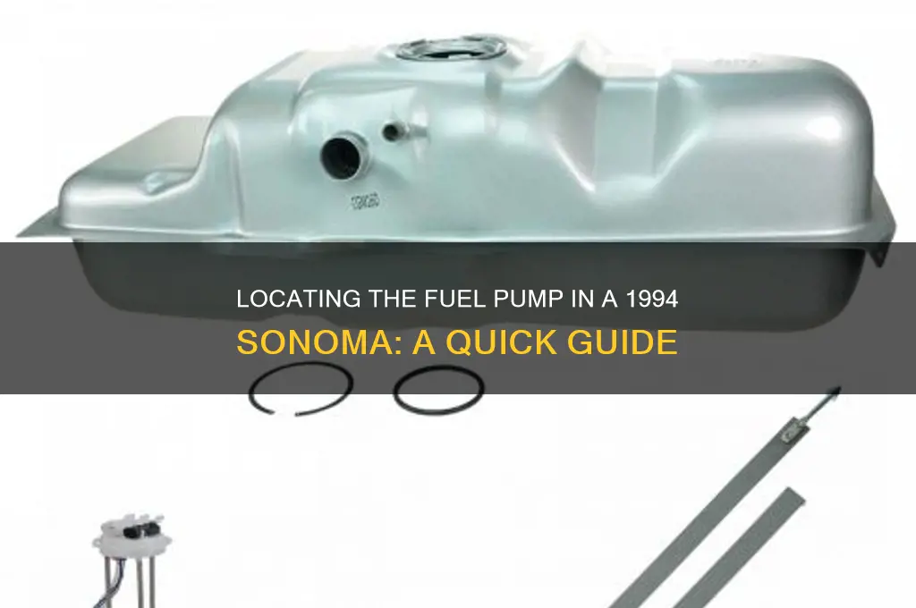 were is tge fuel pump in a 1994 sonoma