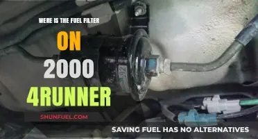 Locating the Fuel Filter in a 2000 4Runner