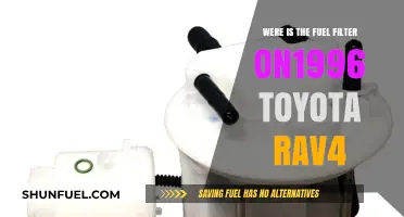 Finding the Fuel Filter: 1996 Toyota Rav4
