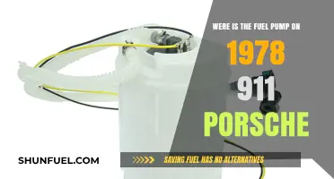 Locating the Fuel Pump in a 1978 Porsche 911: A Guide