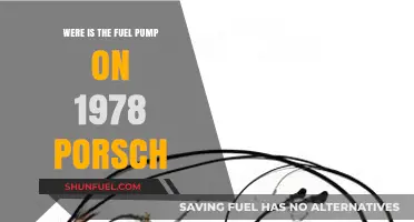 Locating the Fuel Pump in a 1978 Porsche: A Quick Guide