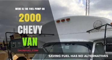Locating the Fuel Pump on a 2000 Chevy Van: A Guide