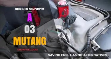 Locate the Fuel Pump on a 2003 Mustang: A Quick Guide