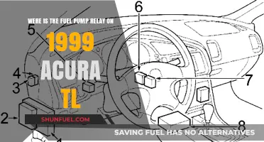 Locating the Fuel Pump Relay on a 1999 Acura TL