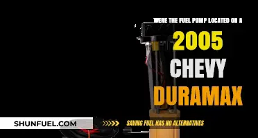 Where's the Fuel Pump on a 2005 Chevy Duramax?