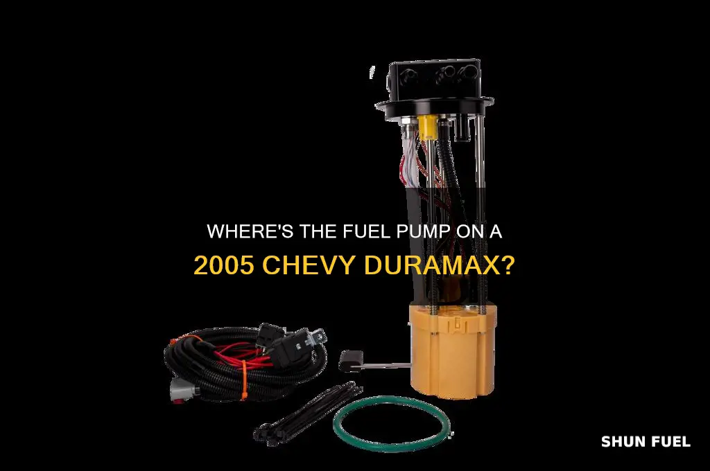were the fuel pump located on a 2005 chevy duramax