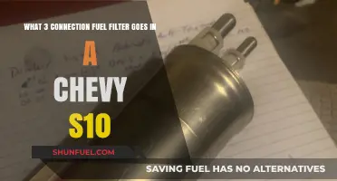 Fuel Filter Connections: Chevy S10's Essential Trio