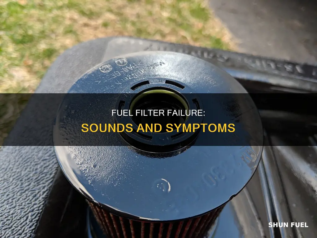 what a bad fuel filter sounds like