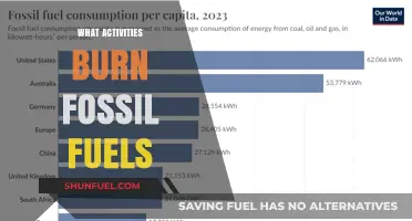 Daily Activities That Burn Fossil Fuels