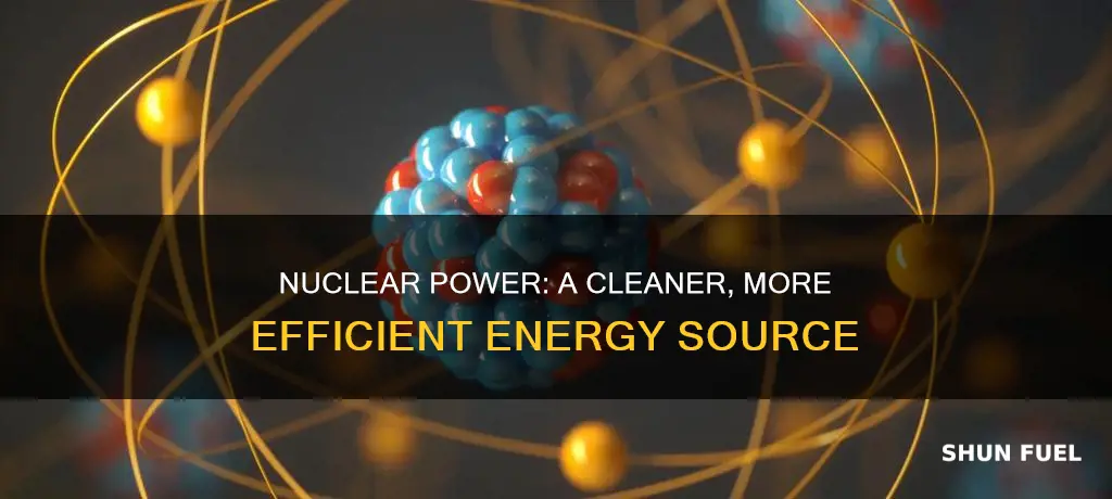 what advantage does nuclear power have over fossil fuels
