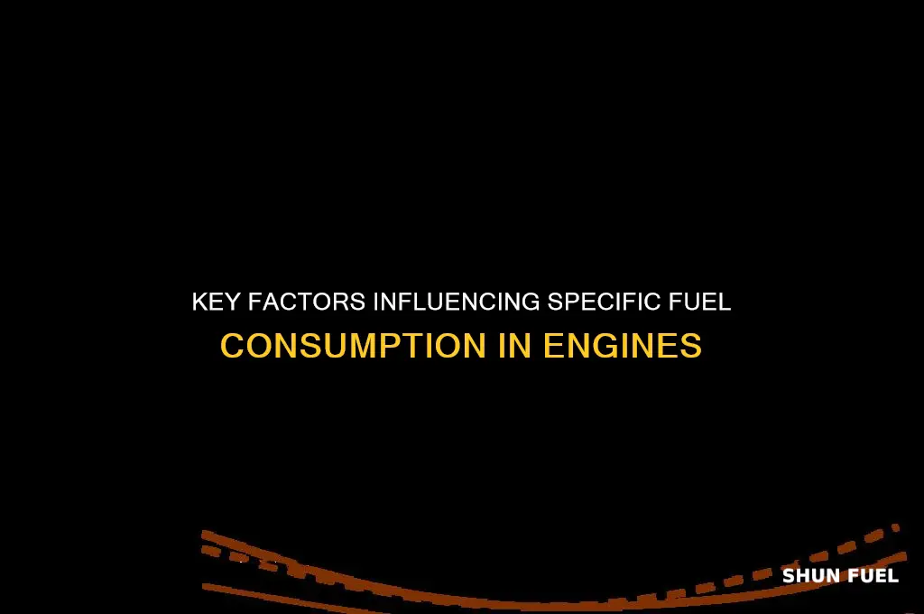 what affects specific fuel consumption