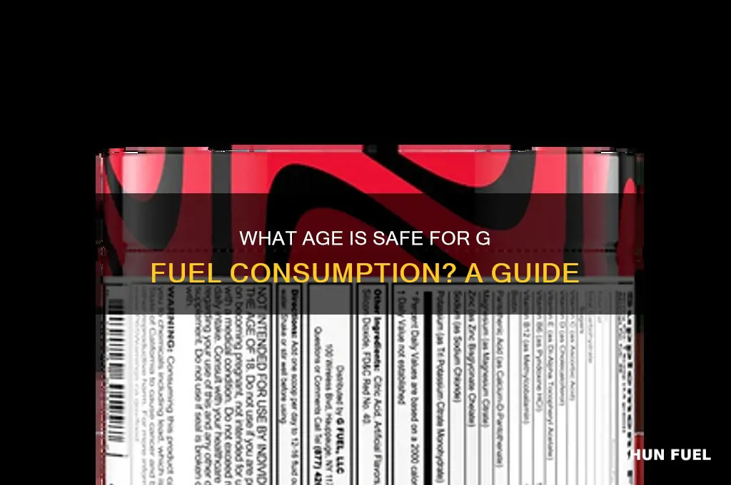 what age can drink g fuel