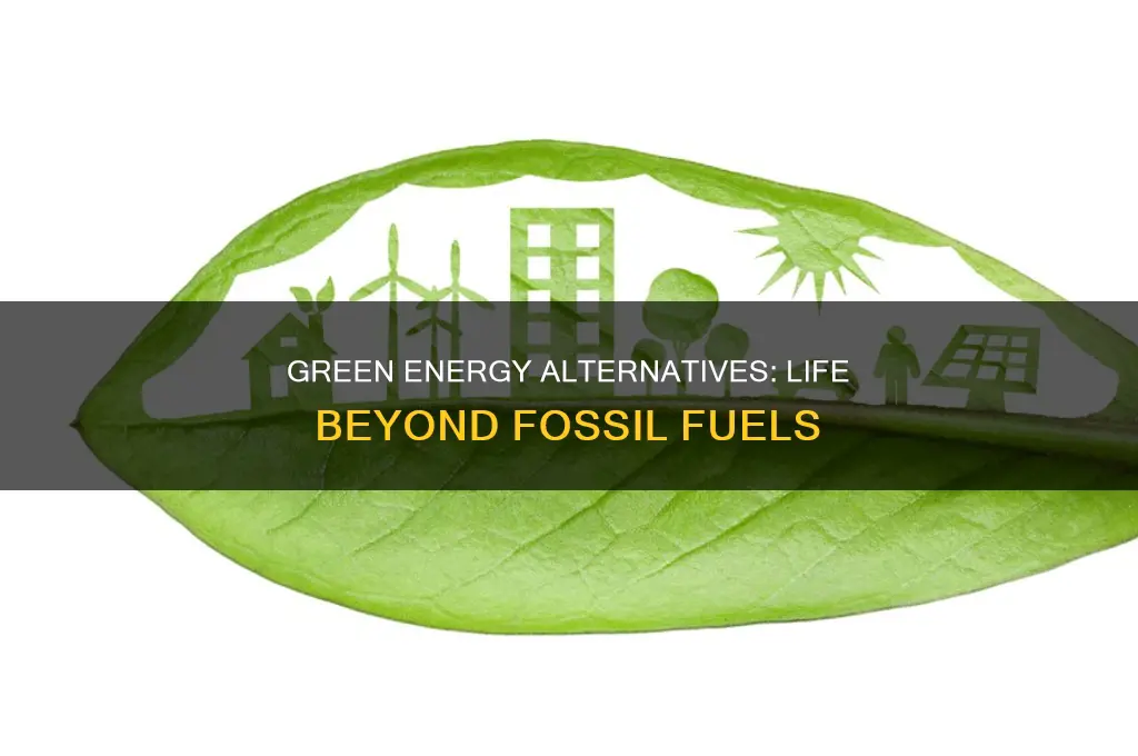 what alternatives are there to burning fossil fuels