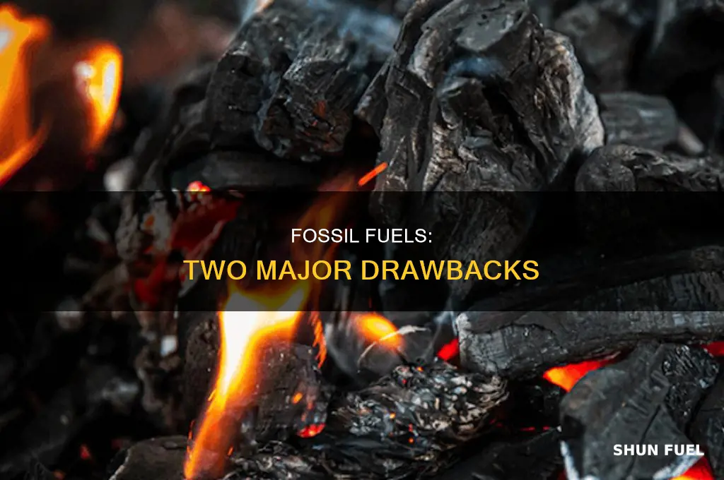 what are 2 disadvantages of fossil fuels