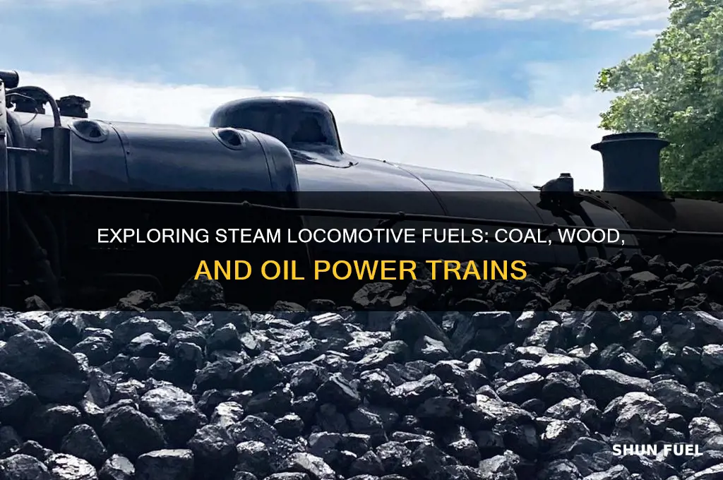 what are 3 types of fuels used in steam locomotives