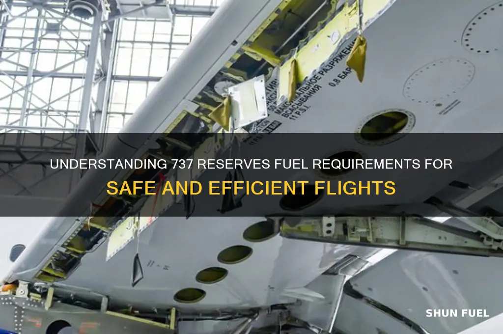 what are 737 reserves fuel
