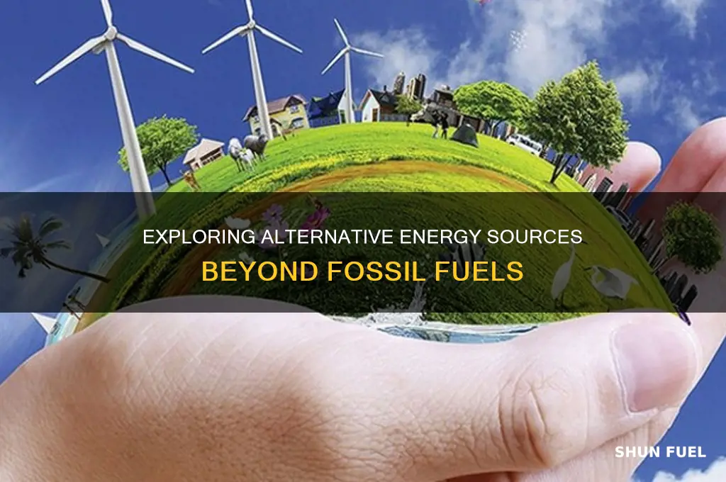 what are alternative fuels instead of fossil fuels
