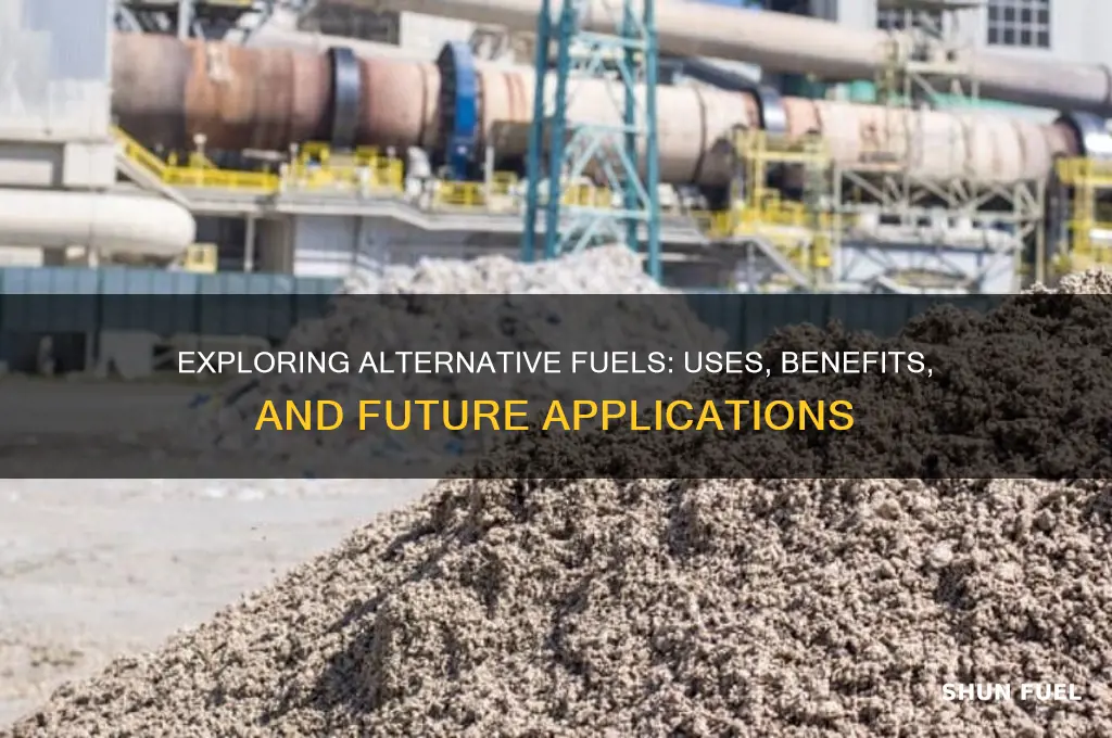 what are alternative fuels used for