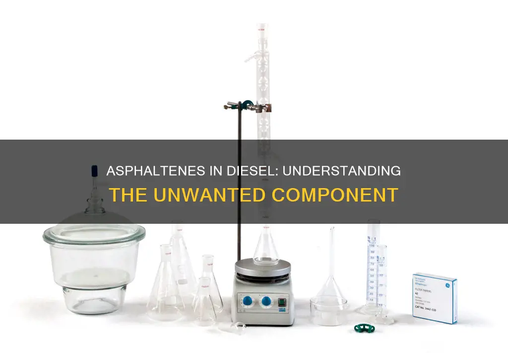 what are asphaltenes in diesel fuel